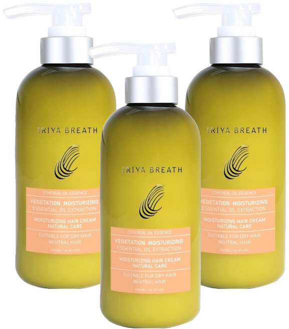 IRIYA BREATH 伊麗雅 植萃保濕潤髮乳, 3個, 500ml