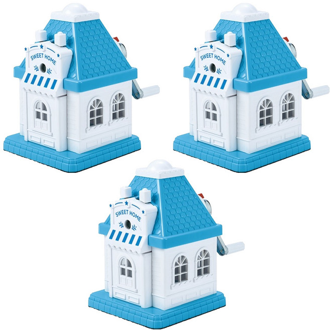 카파맥스 월드카파 연필깎이 490g, 파랑, 3개