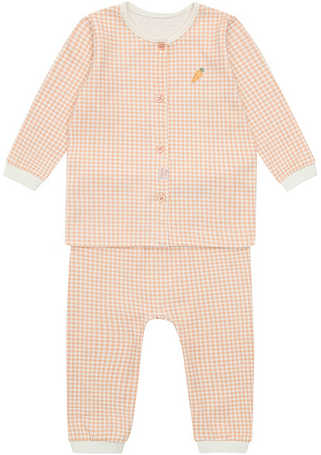 타티네쇼콜라 아동용 UL 당근 내의 상하의 세트