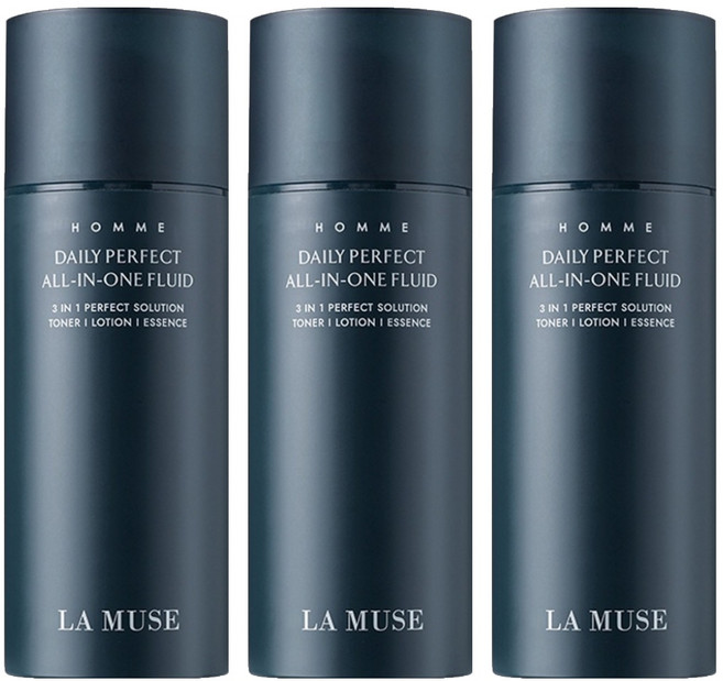 LA MUSE Homme 男士每日完美全效合一精華液, 100ml, 3個