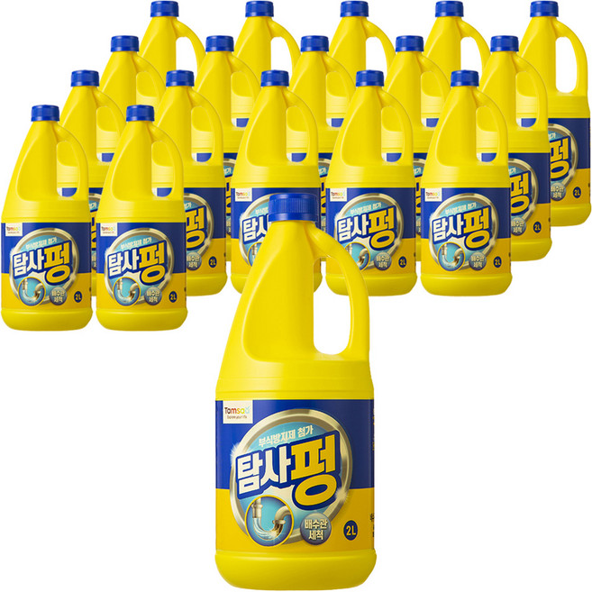 탐사 펑 배수구 세정제, 2L, 18개