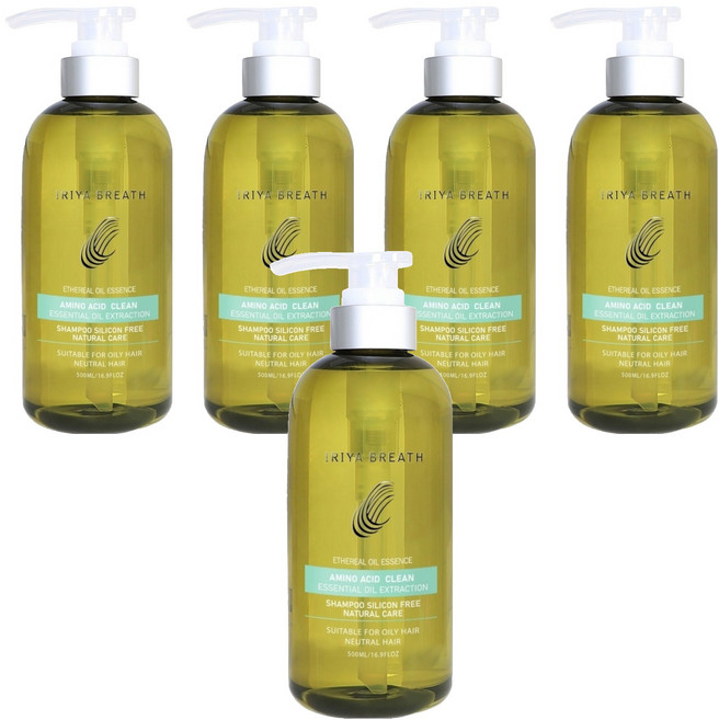 IRIYA BREATH 伊麗雅 植萃淨化洗髮精, 5個, 500ml