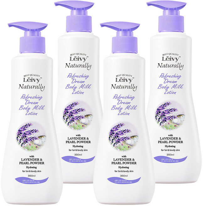 레이비 라벤더 바디로션, 350ml, 4개