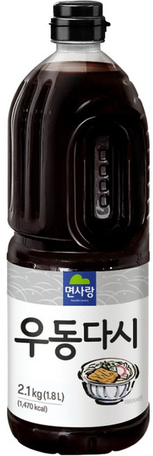 면사랑 우동다시 소스, 1.8L, 1개