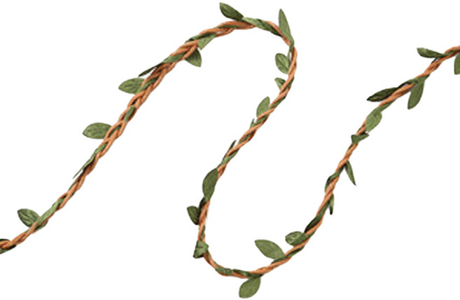 新芽緞帶繩 7mm, 1個, 9m, 深棕色