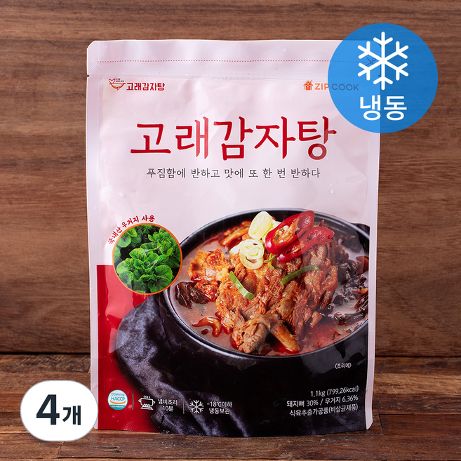 고래감자탕 (냉동), 1.1kg, 4개