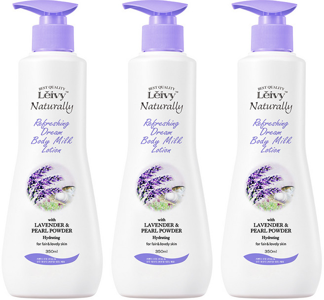 레이비 라벤더 바디로션 라벤더 바닐라향, 350ml, 3개