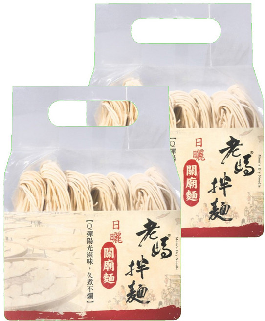 老媽拌麵 老媽關廟麵, 480g, 2包