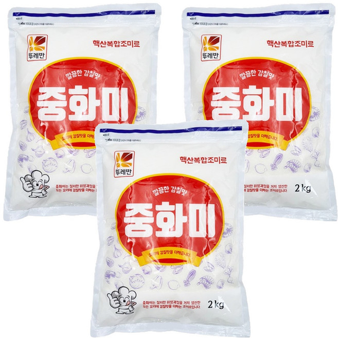 뚜레반 중화미, 2kg, 3개