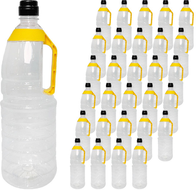 대경 HS N 공병 1.8L + 손잡이 노랑 + 뚜껑 검정 세트, 30세트