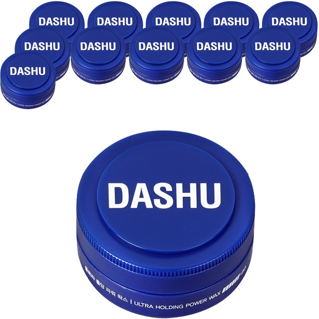 DASHU 男士超強定型持久造型髮蠟, 15ml, 12罐