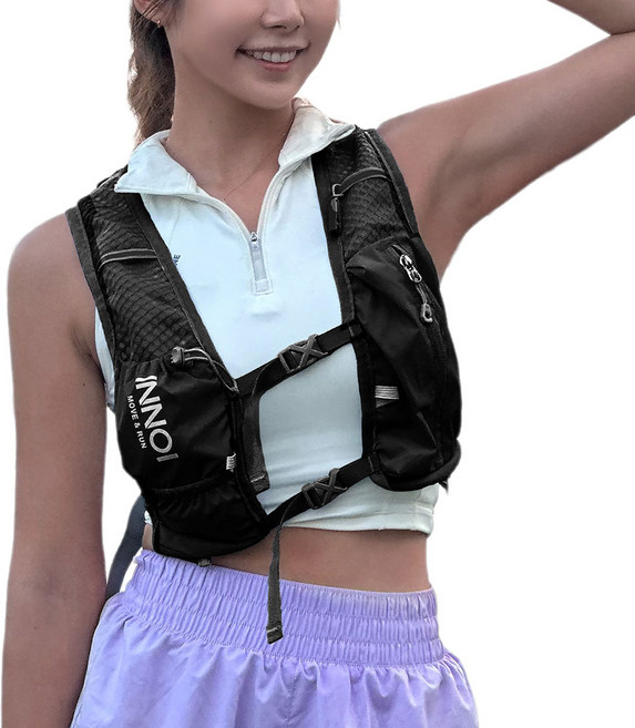 이노이 러닝조끼, 블랙, 1개