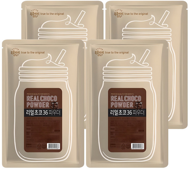 복음자리 리얼초코 36 파우더, 500g, 4개, 1개입