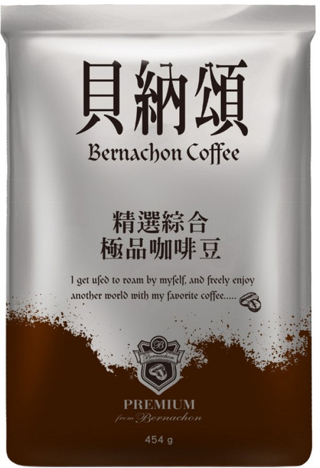 味全 貝納頌咖啡豆 精選綜合, Whole Bean, 454g, 1包