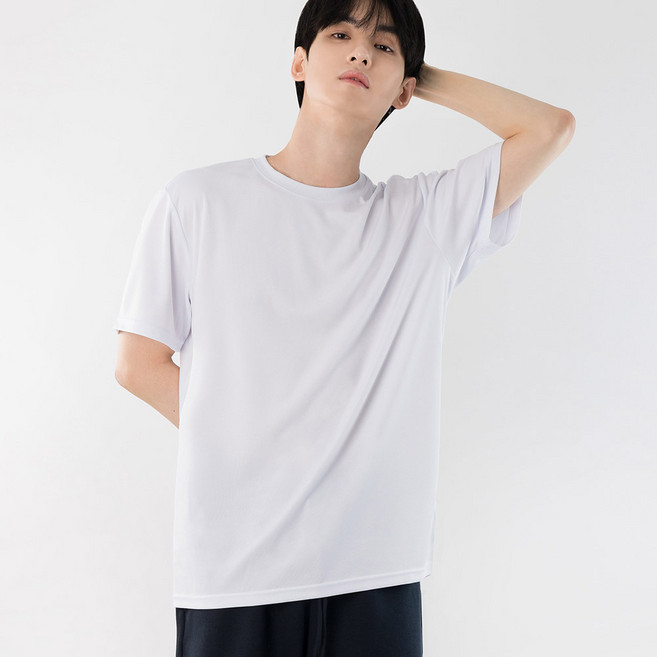 아르메데스 남녀공용 기능성 퀵 드라이 쿨링 반팔 티셔츠 AR-200