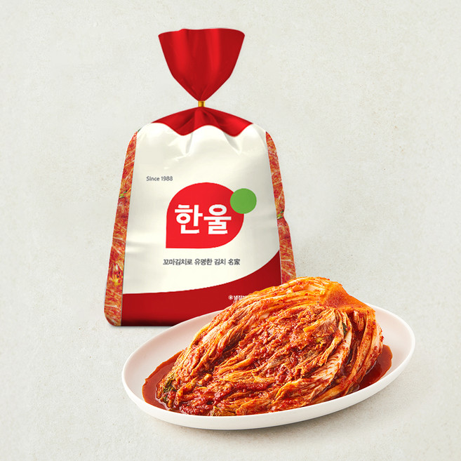 한울 실비 포기 김치, 1kg, 1개