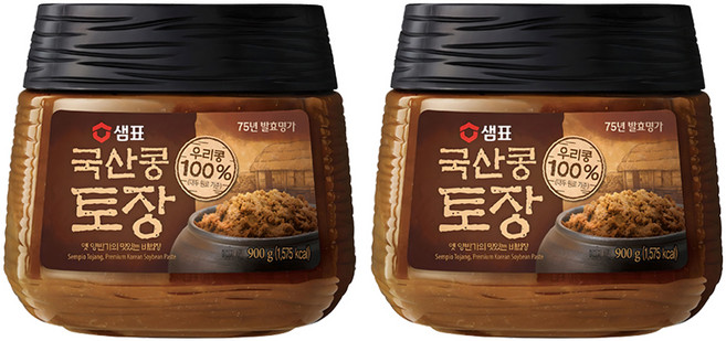 Sempyo國產大豆醬, 900g, 2個