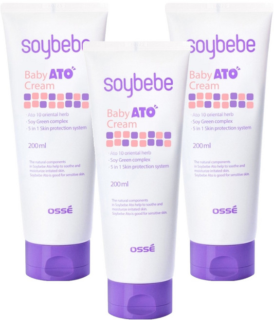 소이베베 베이비 아토 크림, 200ml × 3개, 3개, 200ml