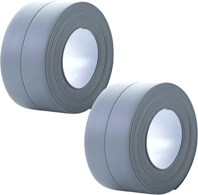 유니독 실리콘 틈새차단 방수 테이프 그레이, 2개