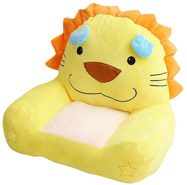 Cotton Field 棉花田傢飾 寶貝卡通造型兒童小沙發 58 x 41 x 20cm, 快樂獅, 1個