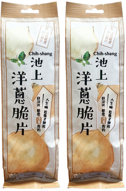 池上鄉農會 洋蔥脆片, 2個, 55g