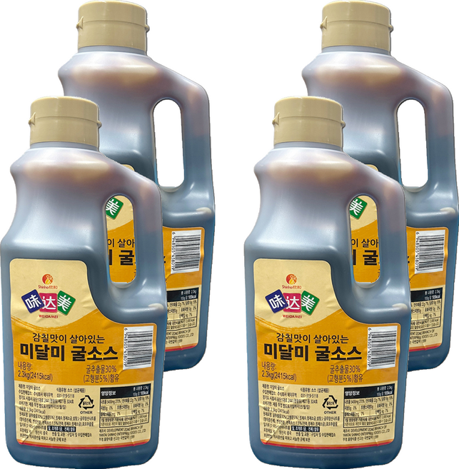 미달미 신호 미달미 굴소스, 4개, 2.3kg