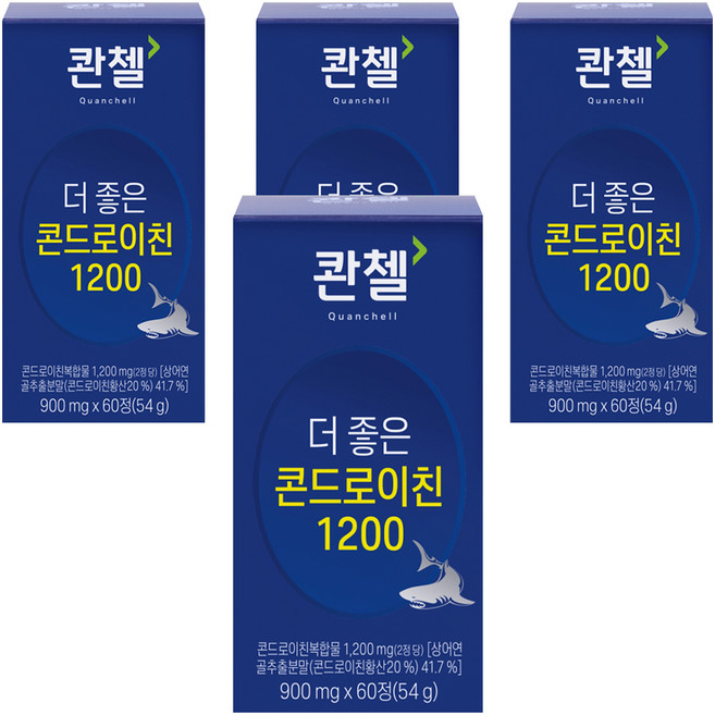 콴첼 더 좋은 콘드로이친 1200, 60정, 4개