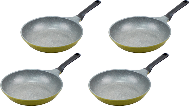 리빙온 올리브 스톤 후라이팬, 24cm, 4개