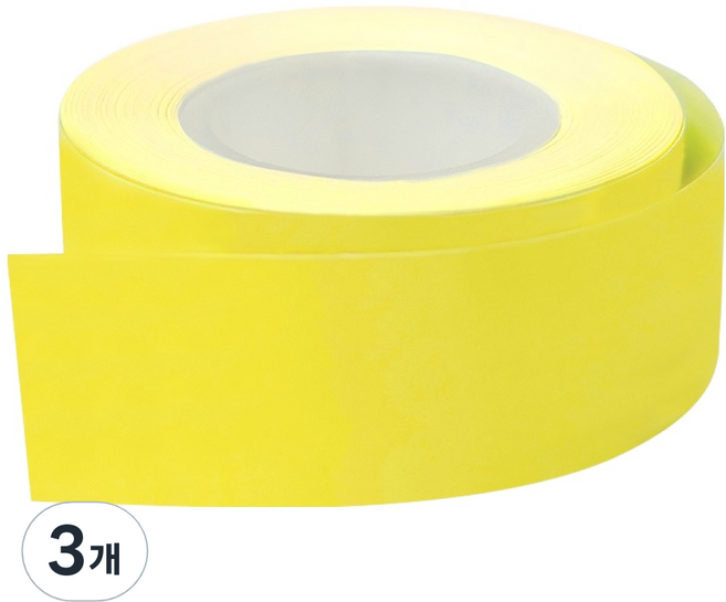 에듀플레이어 ELP22 ELP23 전용 스티커 라벨용지 옐로우 PP14-05, 3개, 90칸