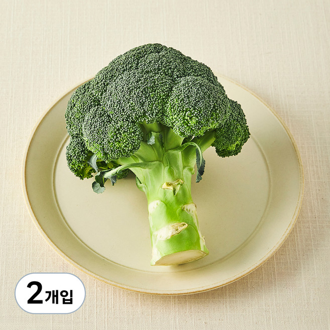 국내산 유기농 브로콜리, 1개입, 2개