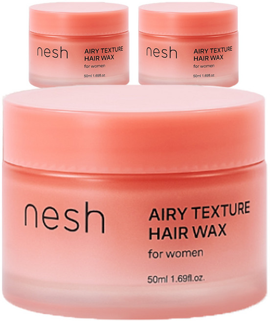네쉬 에어리 텍스처 헤어 왁스, 50ml, 3개