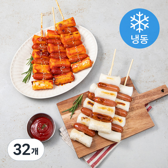 쿠치나 소떡스틱 (냉동), 130g, 32개