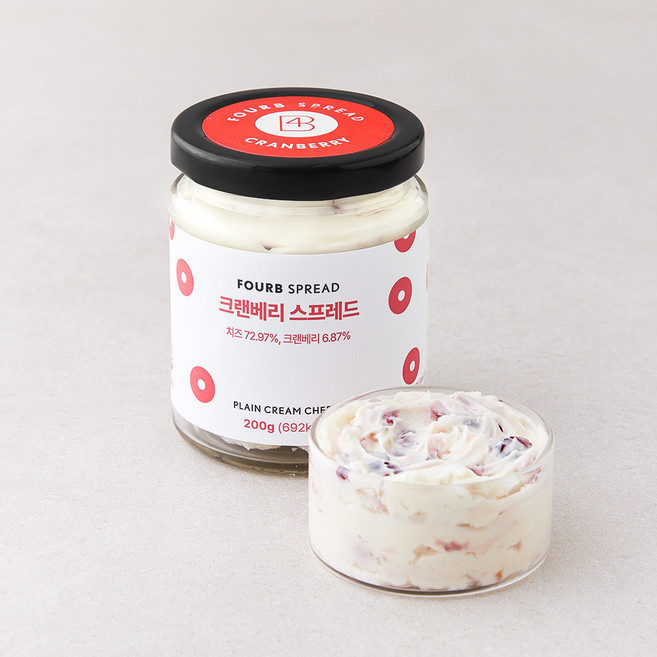 포비 크랜베리 스프레드, 1개, 200g
