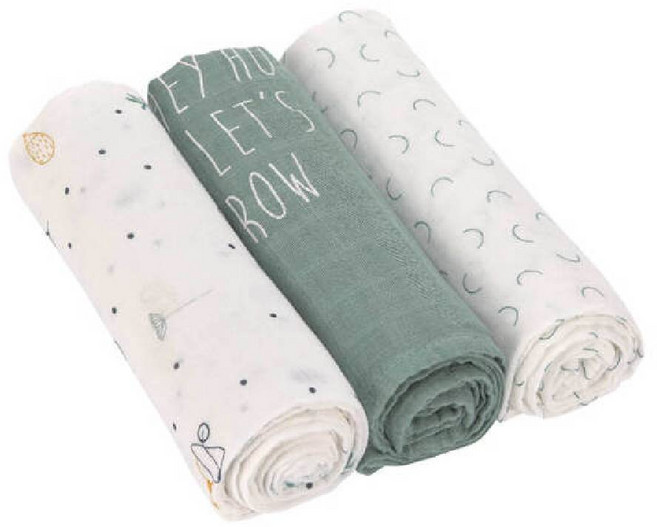 LASSIG 超柔手感竹纖維嬰兒包巾毯 Set 竹棉涼感巾 透氣抗菌