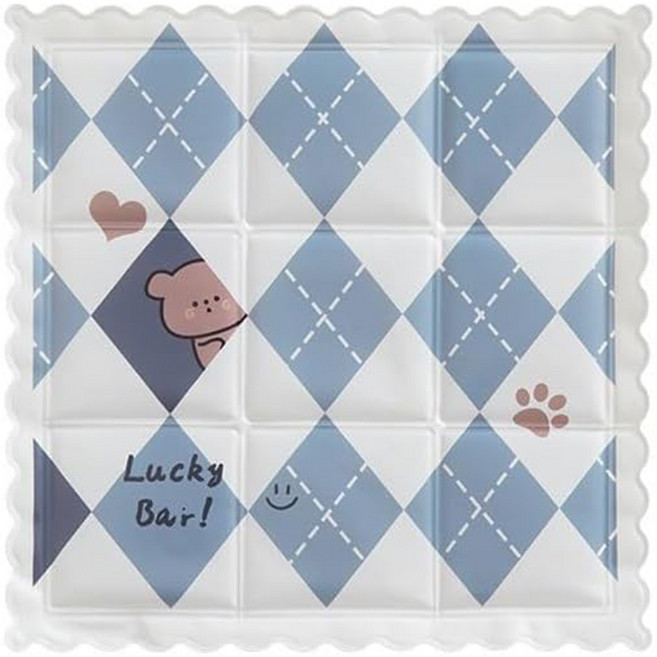 夏季小物 水冷涼爽散熱坐墊 小熊款