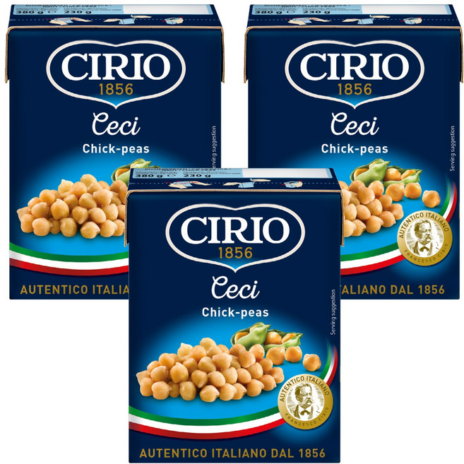 CIRIO 埃及豆/鷹嘴豆, 380g, 3個