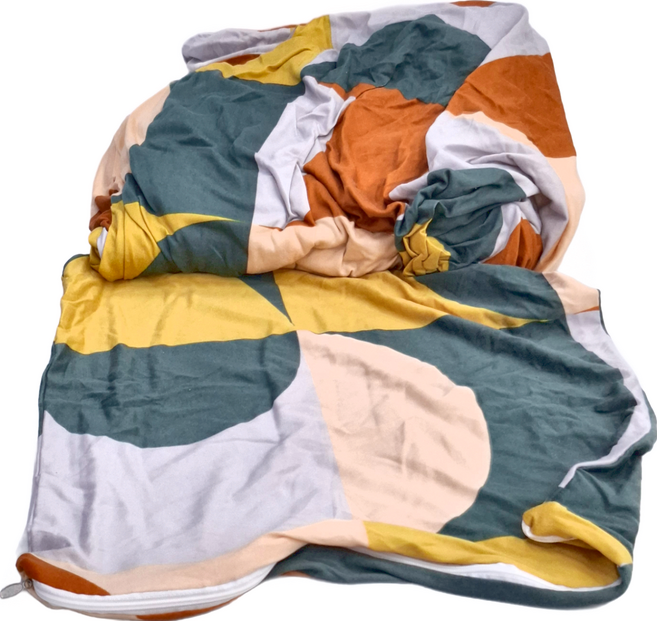 小銅板 彈力沙發套, 現代幾何, 1個