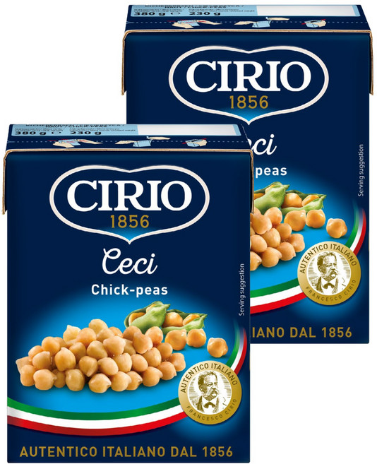 CIRIO 埃及豆/鷹嘴豆, 380g, 2個