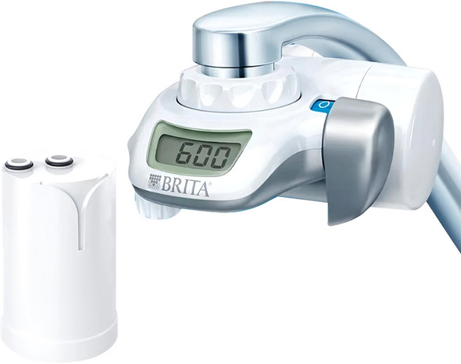 BRITA ON TAP 5重濾菌龍頭式濾水器 附濾芯1支, White, 1組