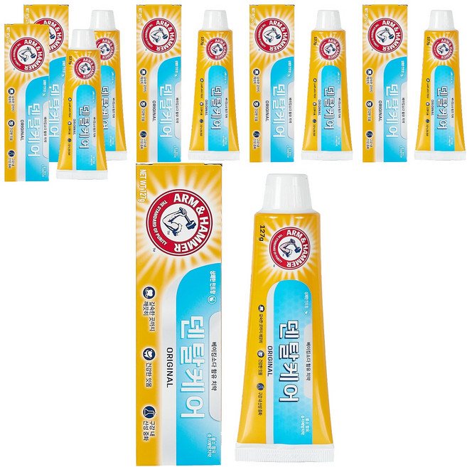 암앤해머 오리지날 베이킹 소다 덴탈케어 치약, 127g, 6개