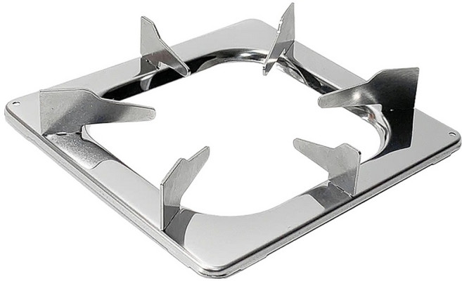 巧夫人 不鏽鋼方型瓦斯爐架 25cm 鐤用 25.1 x 25.1 x 4.8cm, H_214, 1個