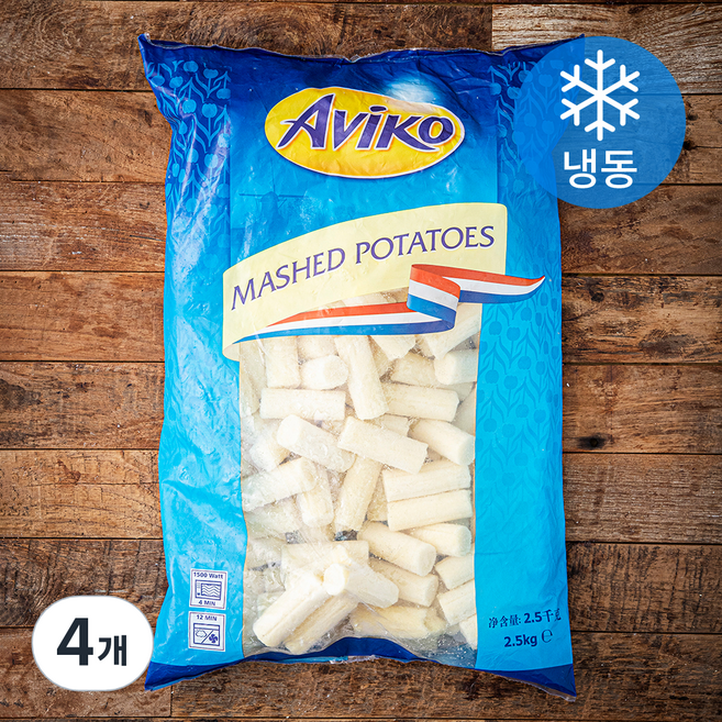 아비코 매쉬드 포테이토 (냉동), 2.5kg, 4개