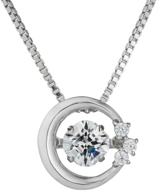 Crossfor 正版日本原裝 純銀懸浮閃動項鍊