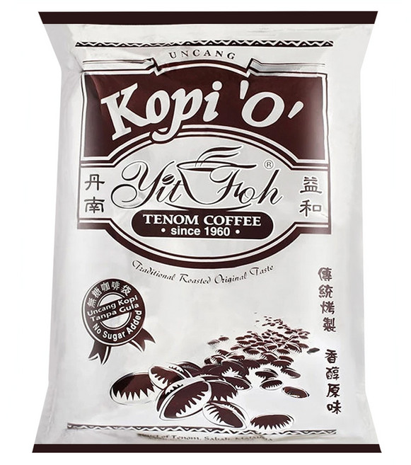 Yit Foh 丹南益和咖啡 濾袋式經典咖啡烏 黑咖啡原味, 10g, 12包, 1袋