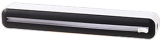 GUNU 마그네틱+흡착 가능주방 랩핑 비닐 호일 커팅기, 블랙, 1개