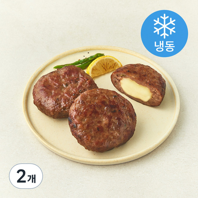 엘그로 두툼수제 와규 함박치즈인 스테이크 (냉동), 2개, 300g