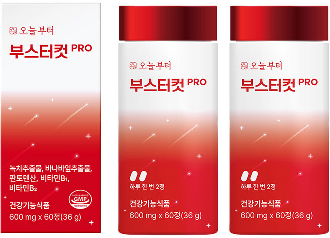 오늘부터 부스터컷 PRO, 60정, 2개
