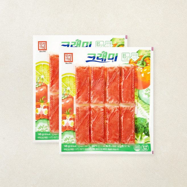 한성기업 크래미 맛살, 145g, 2개
