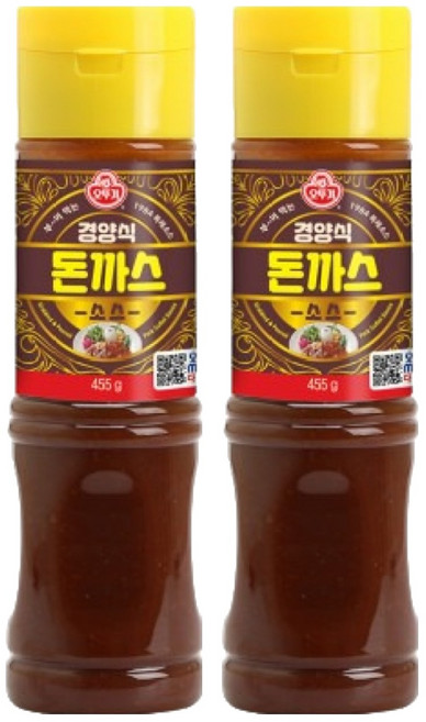 오뚜기 경양식 돈까스 소스, 455g, 2개