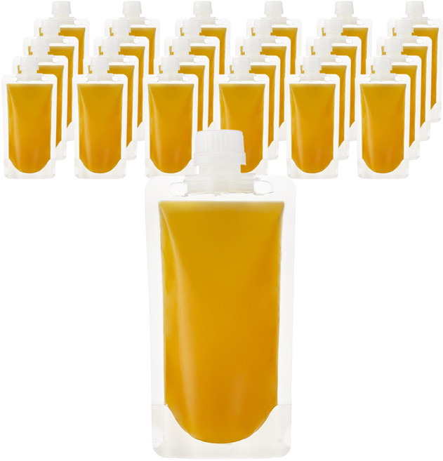 코멧 투명 스파우트 음료 파우치 200 mL, 입구지름 22mm, 25개입, 1개